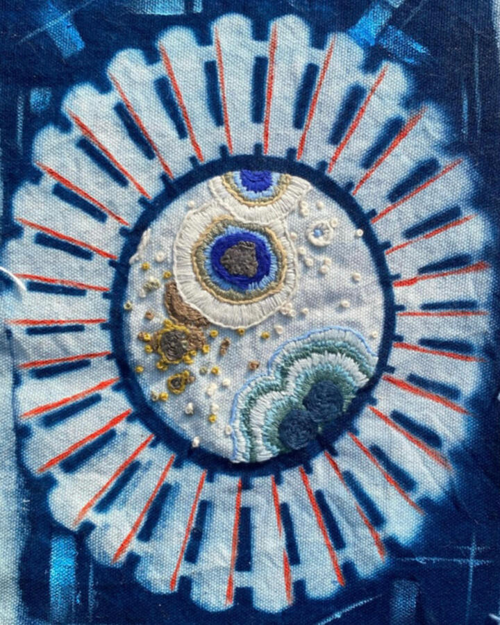 bacterial lawn, 1/3 FOV triptych (2020)